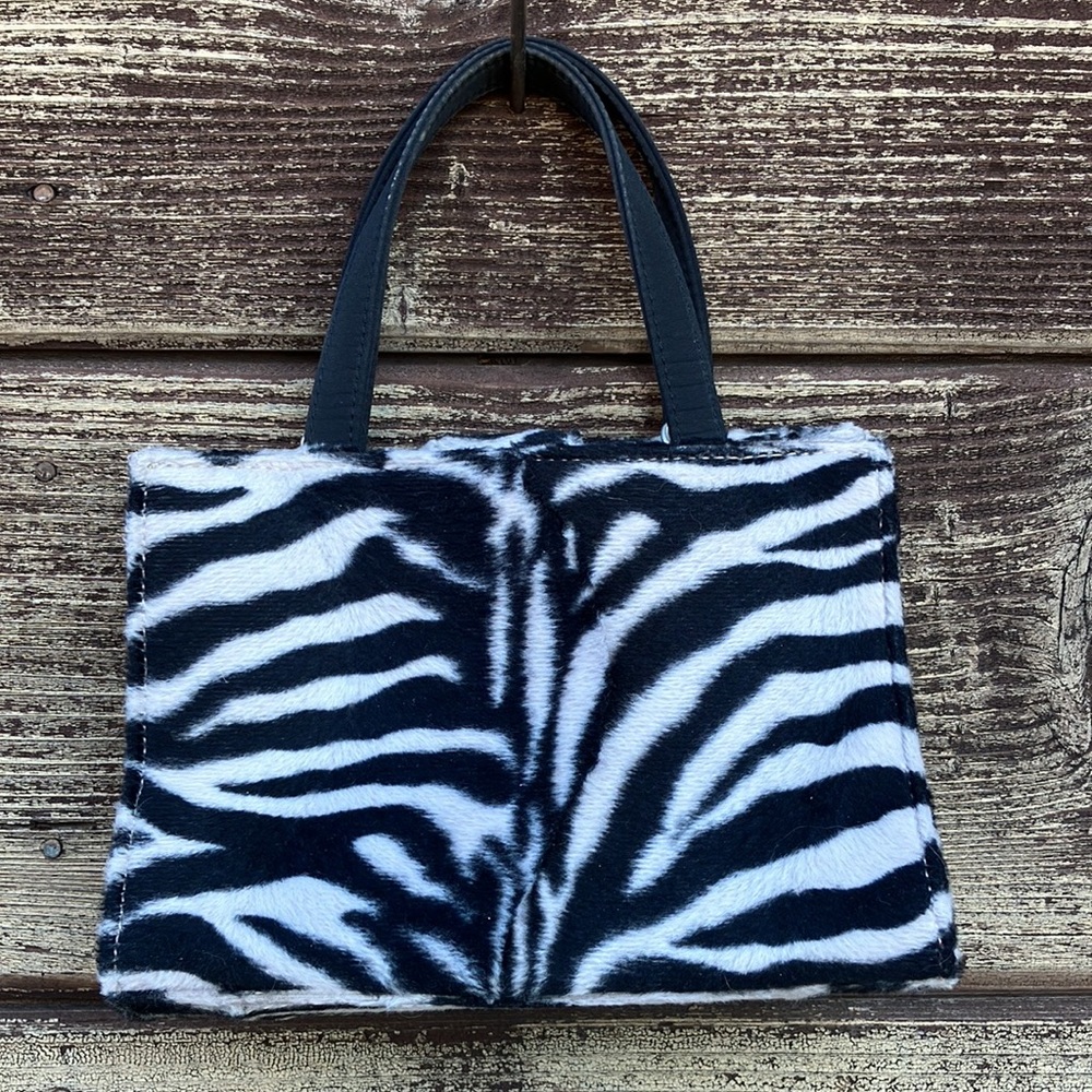 Esprit Zebra Purse with detachable shoulder strap